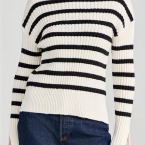 Line & Dot striped sweater